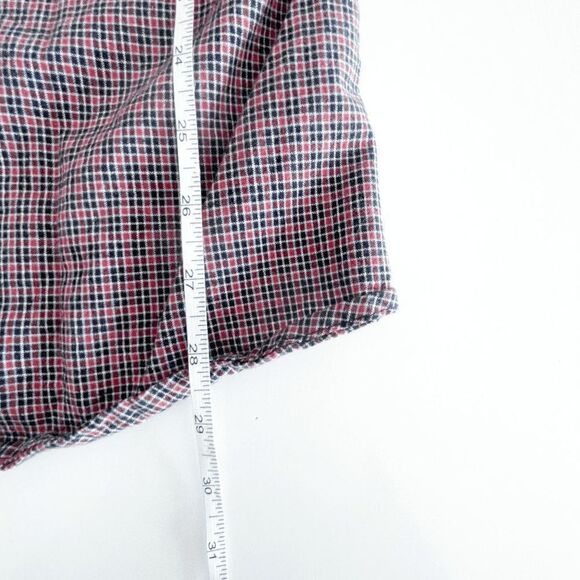 Billabong Men's Premium Tailored Casual Button Down Shirt Check Black Red XL - Picture 6 of 8